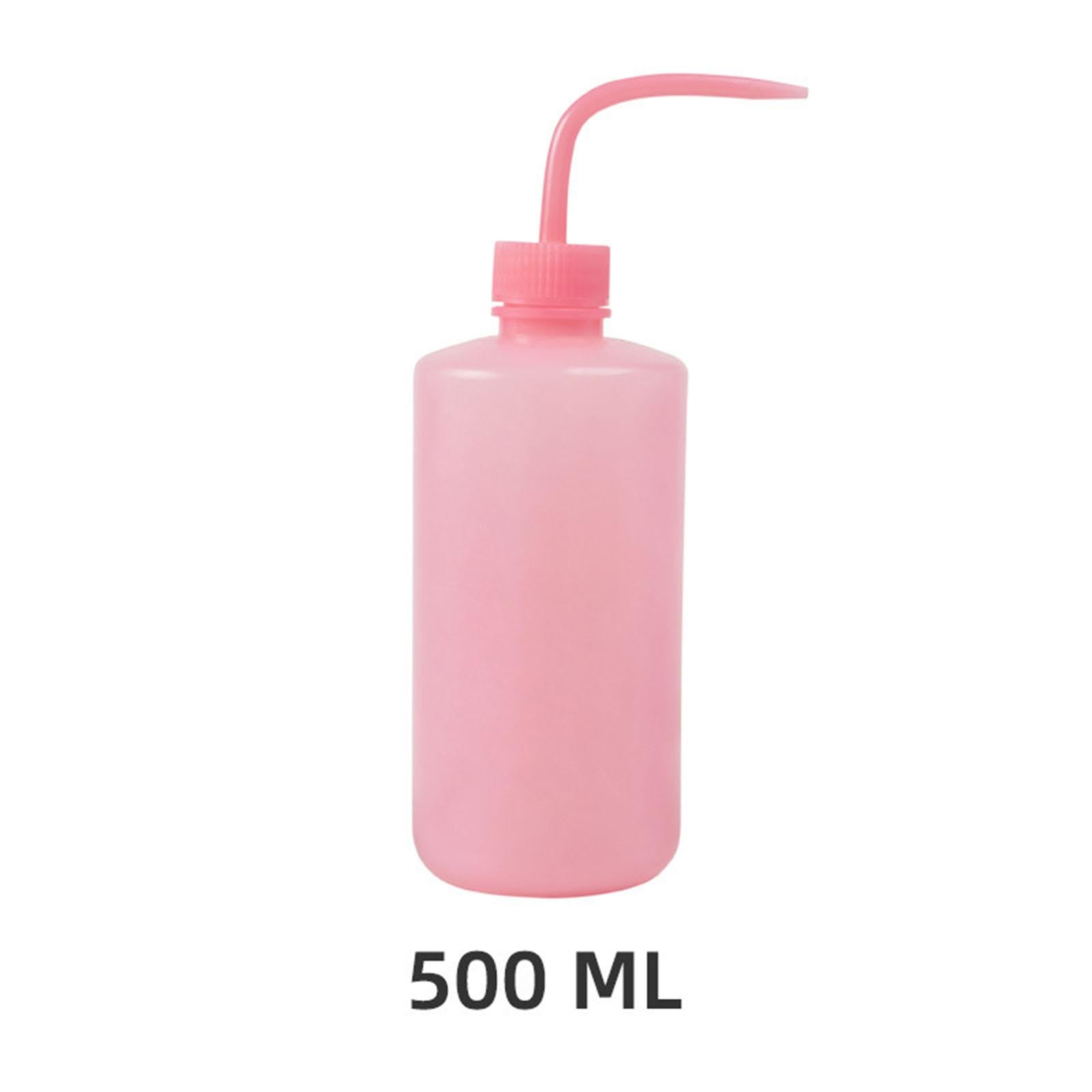 4x2x Wash Bottle Diffuser Squirt Squeeze Bottle Twist Top Caps Soap Wash Pink 500ML