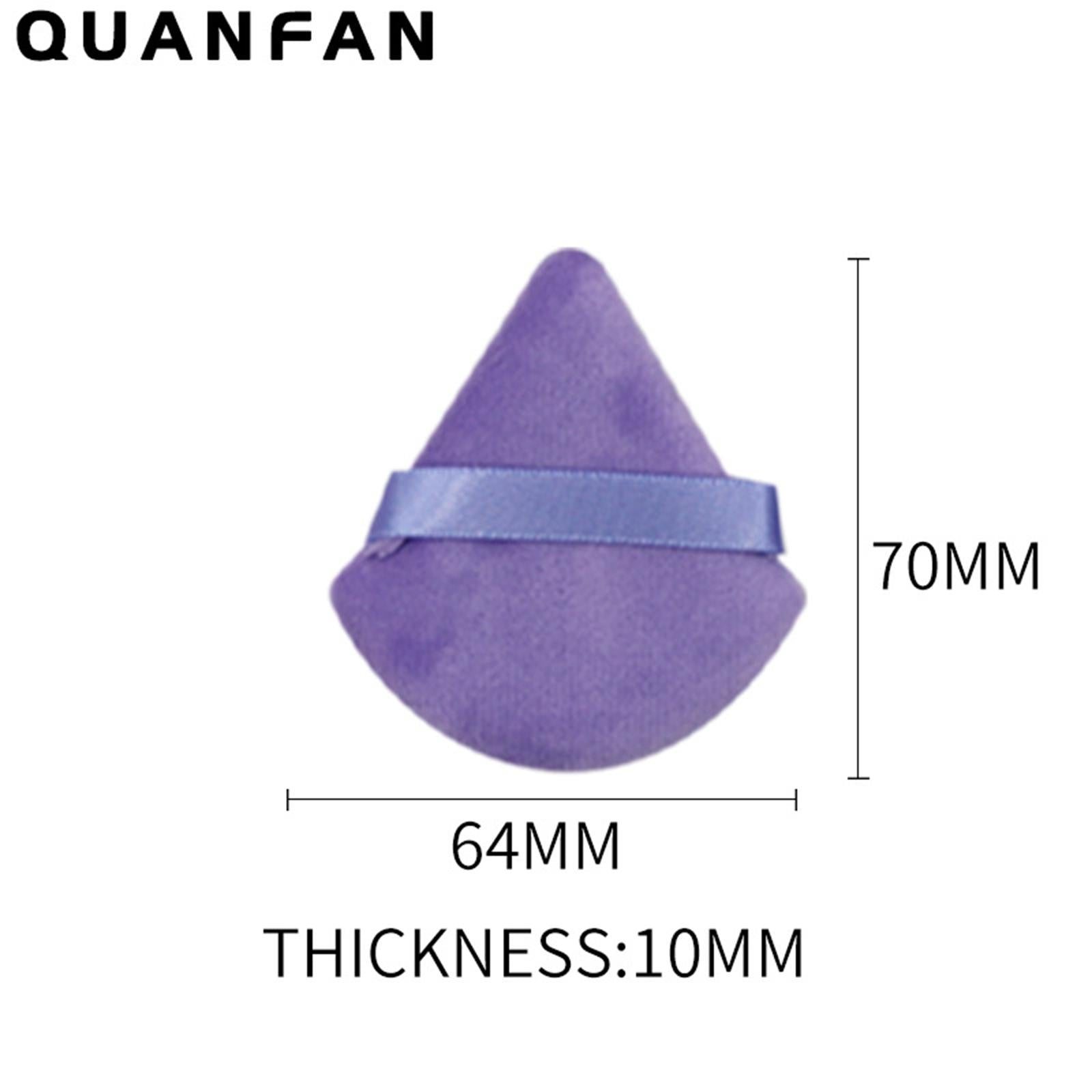 12 Pcs Triangle Powder Wedge Shape for Loose Powder Under Eyes Corners A