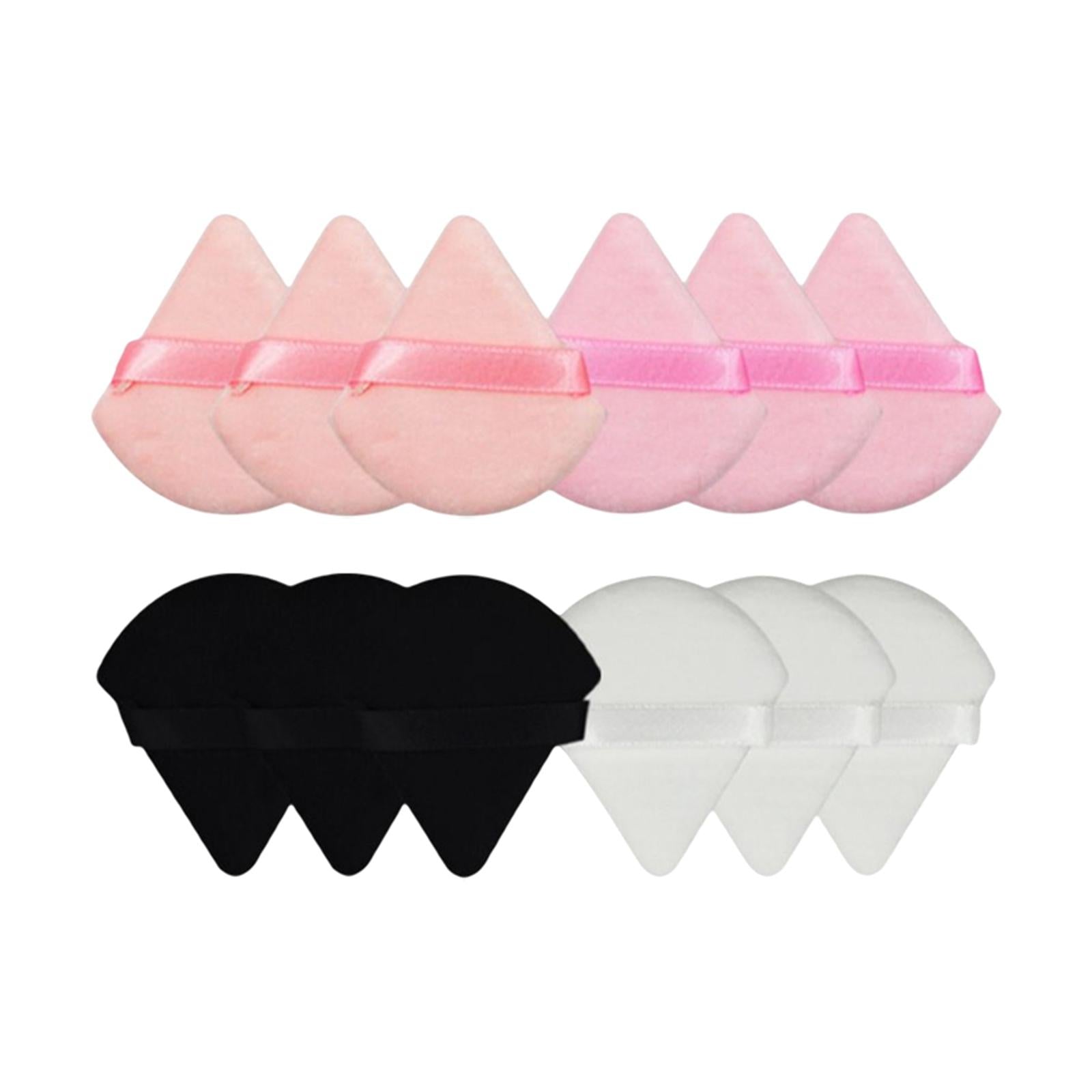 12 Pcs Triangle Powder Wedge Shape for Loose Powder Under Eyes Corners C