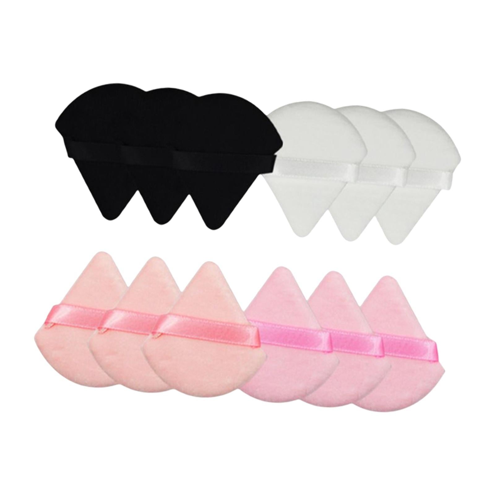 12 Pcs Triangle Powder Wedge Shape for Loose Powder Under Eyes Corners C