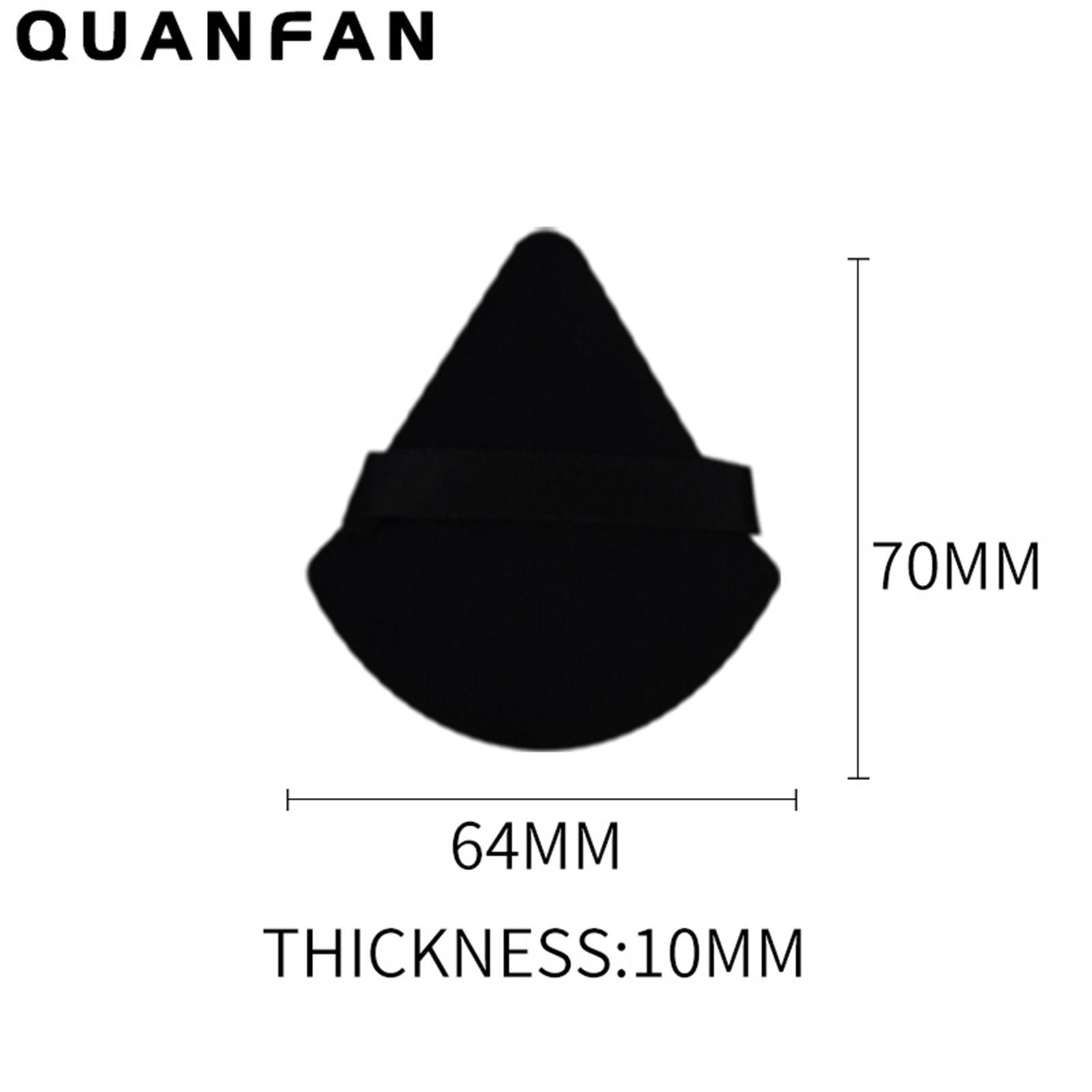12 Pcs Triangle Powder Wedge Shape for Loose Powder Under Eyes Corners D