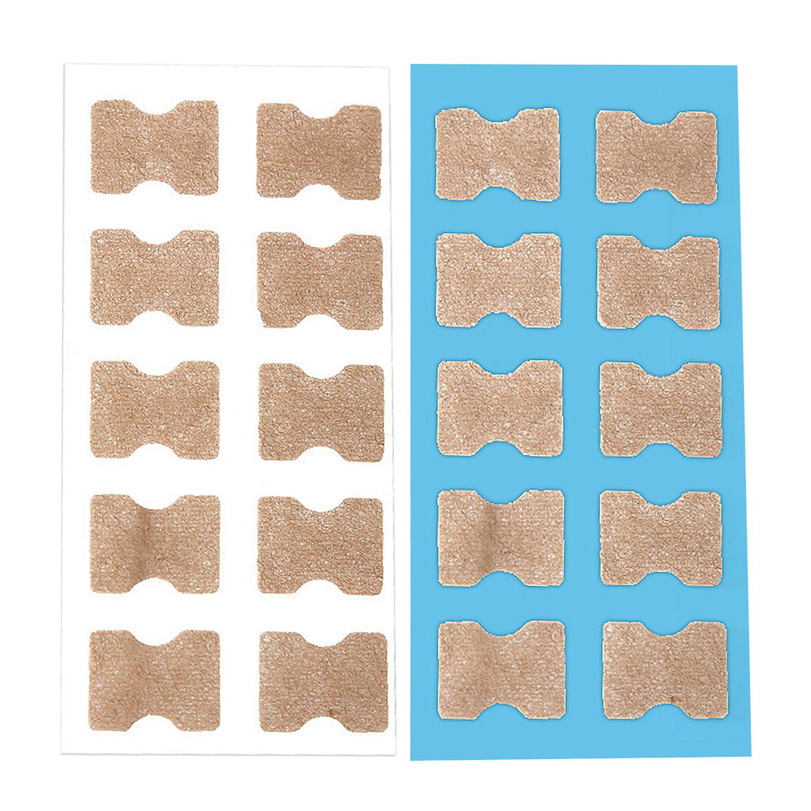 100x Ingrown Toenail Corrector Stickers Toenail Patch for Pedicure Tools White