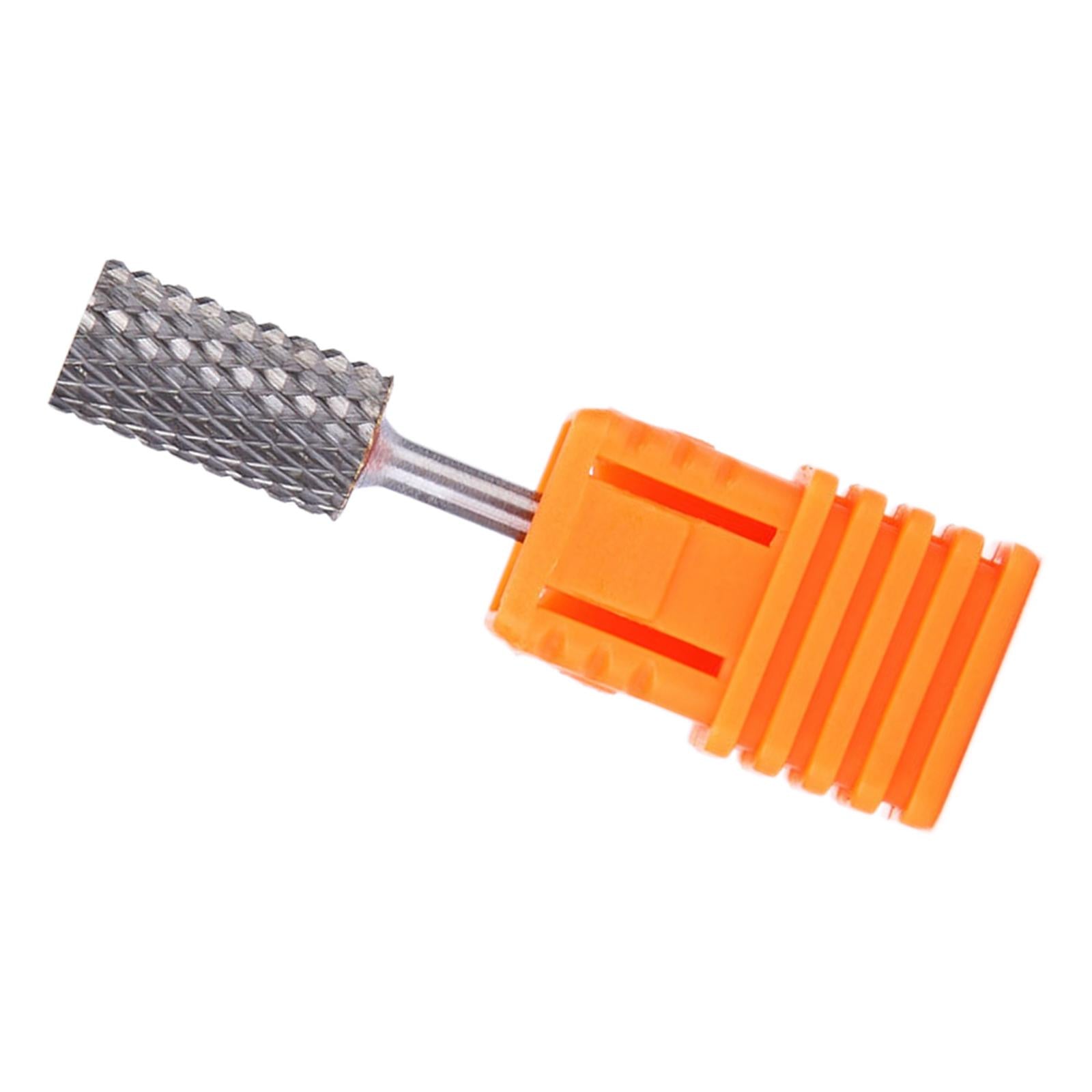 Nail Drill Bits Silver Tungsten Steel Polishing File for Manicure Pedicure XC 