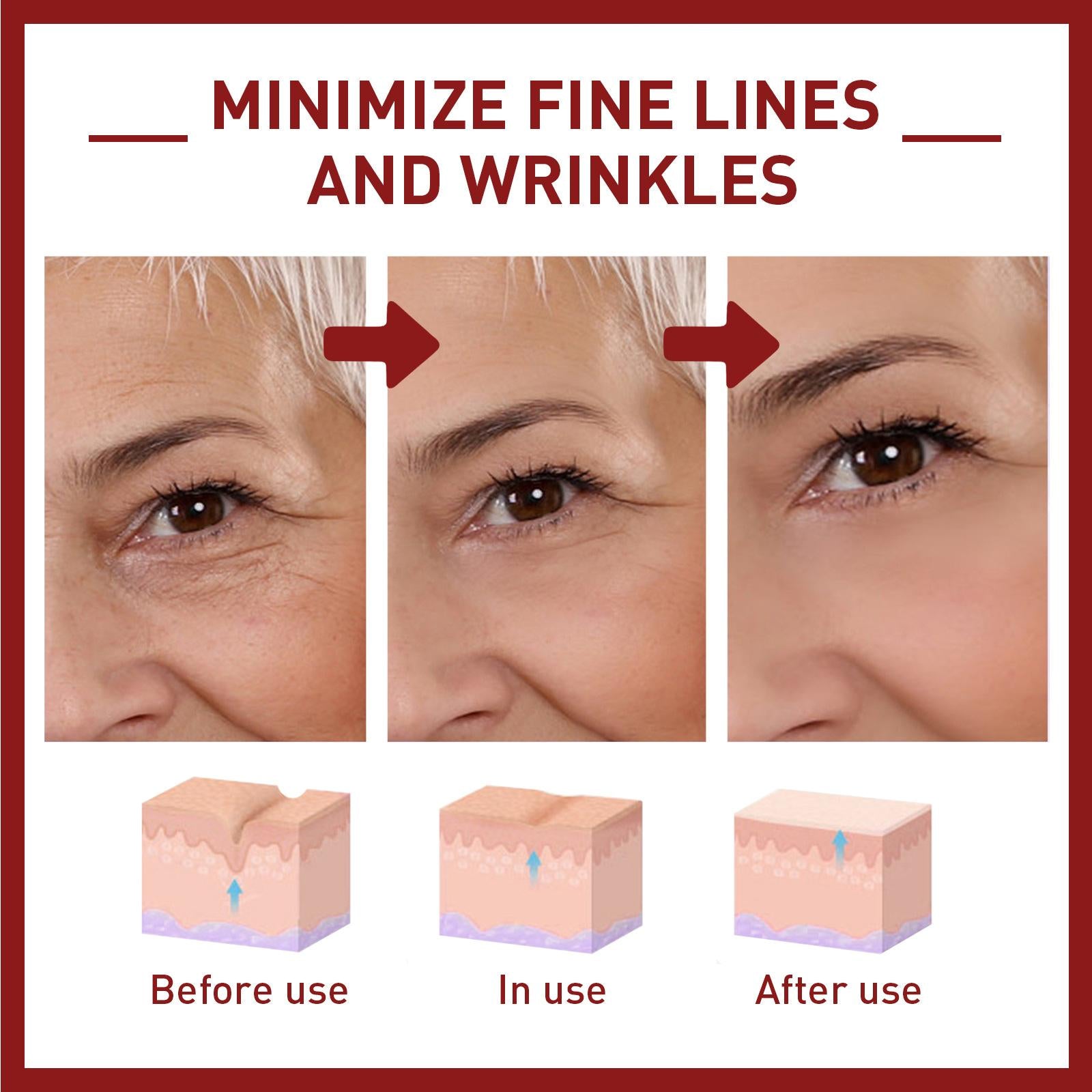 4xFace Serum Plumping Firming Lighten Fine Lines Face Lifting Skin Care