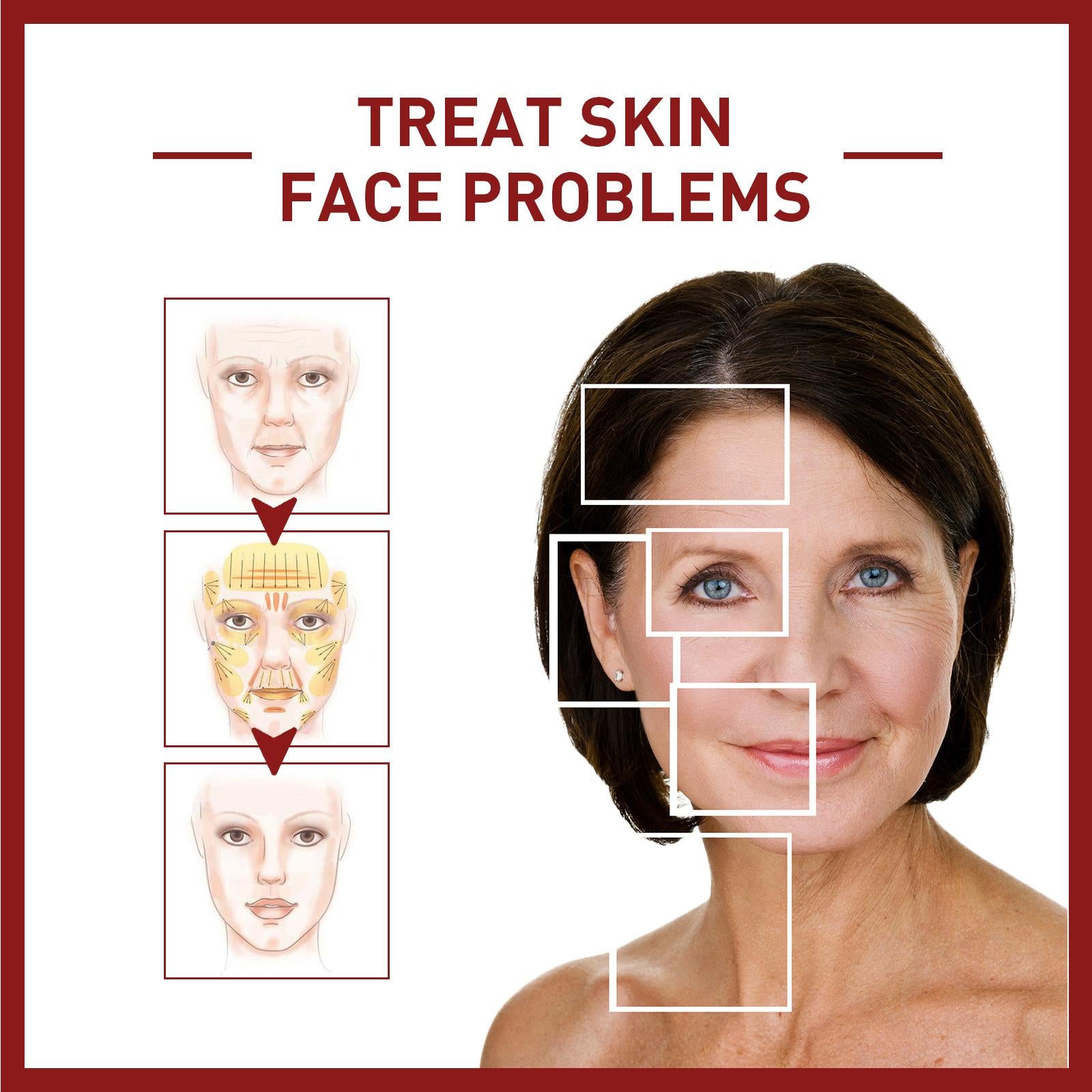 4xFace Serum Plumping Firming Lighten Fine Lines Face Lifting Skin Care