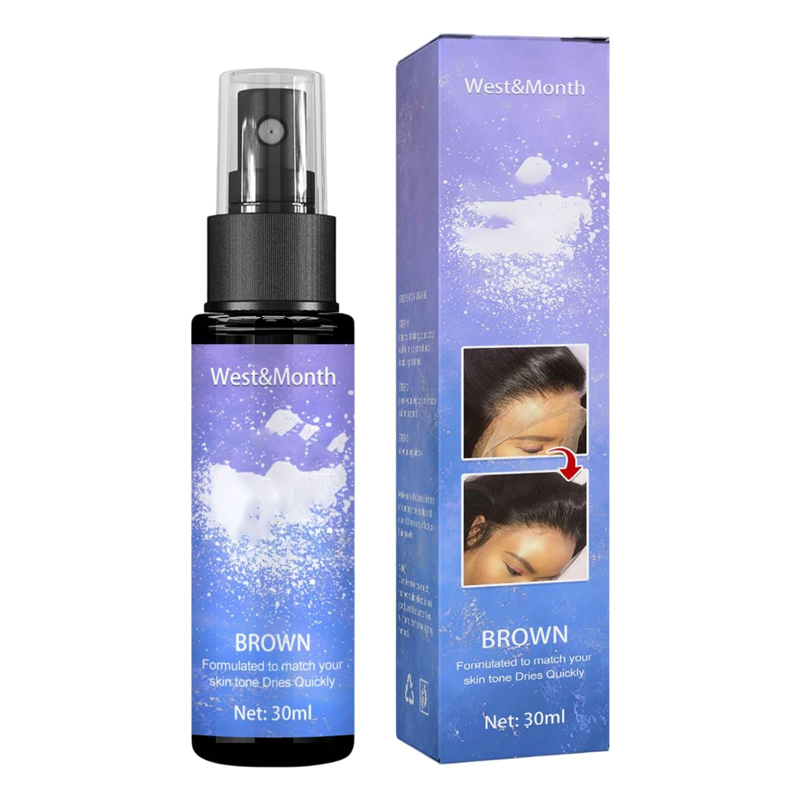 2xLace Tint Spray Natural Look Quick   30ml Matching Skin Tones for Wigs