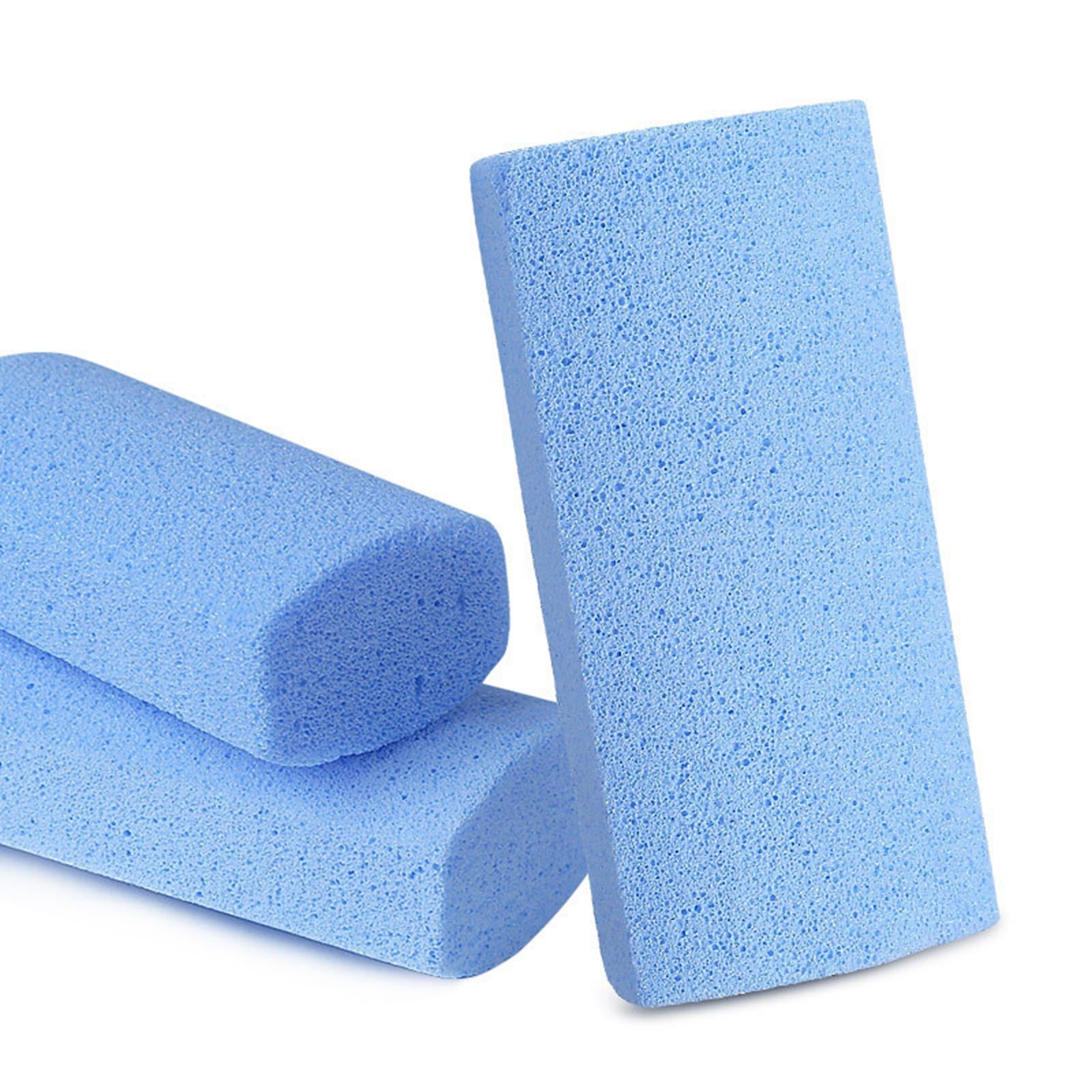 2xCuboid Foot Pumice Stones Double Sided for Dead Hard Skin Feet Care Blue S