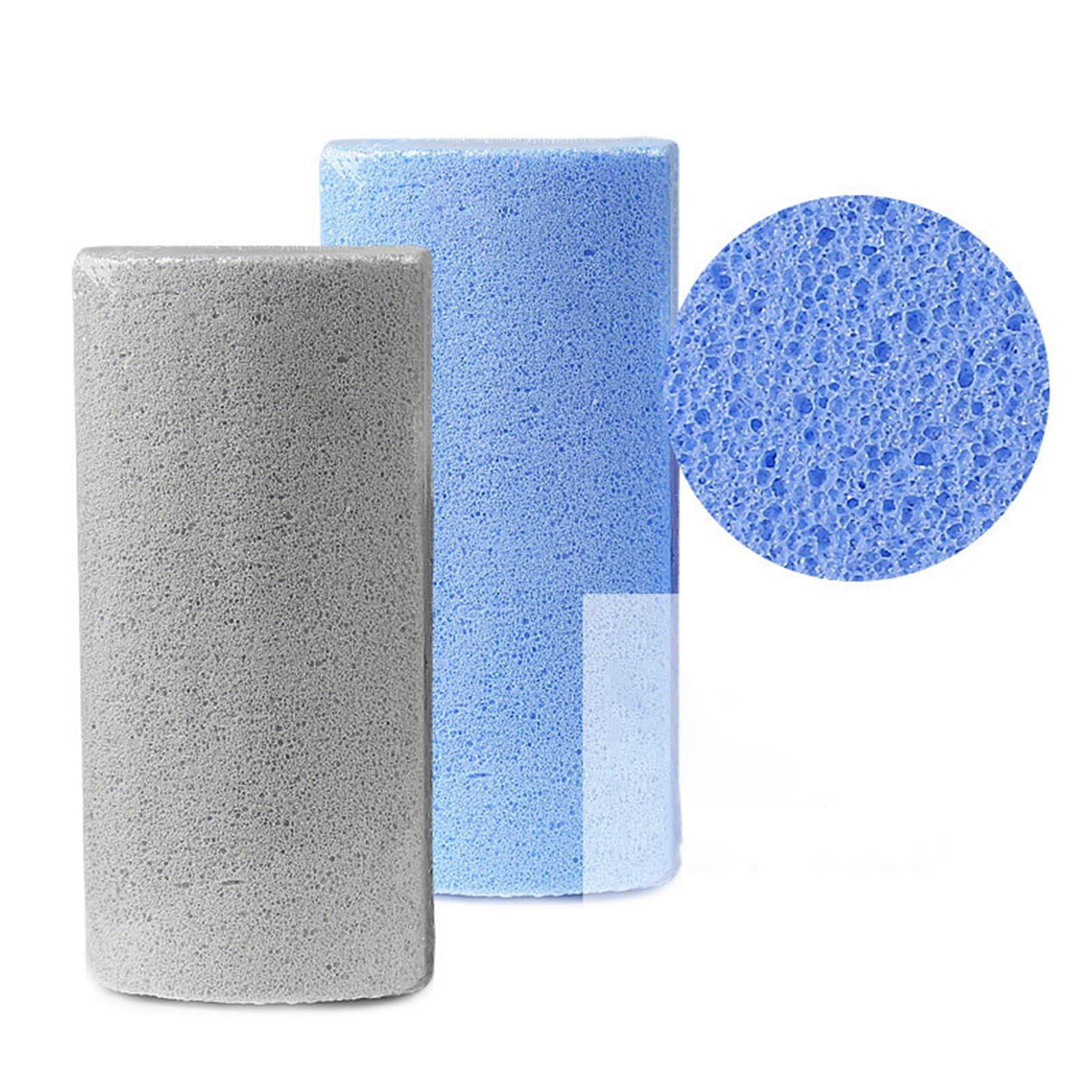 2xCuboid Foot Pumice Stones Double Sided for Dead Hard Skin Feet Care Blue S