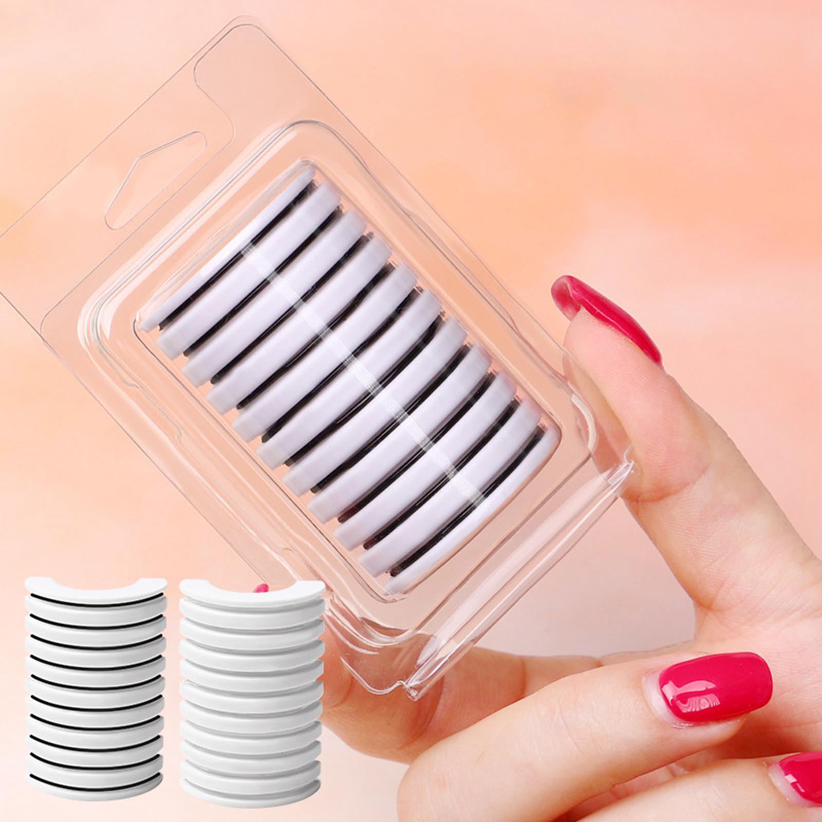 10Pcs Self Adhesive Eyelashes Strips Strong Hold for All Strip Fake Lashes Black