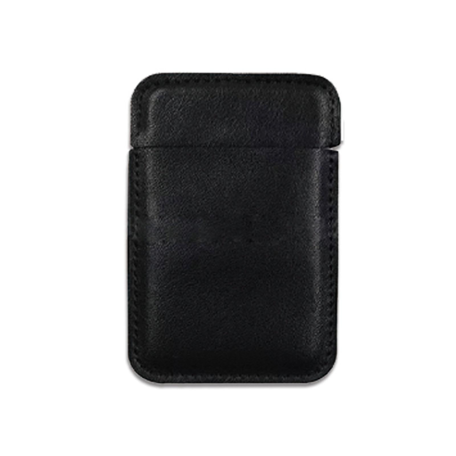 4xSquare Mini Makeup Mirror Travelling Outdoor with PU Leather Cover Black