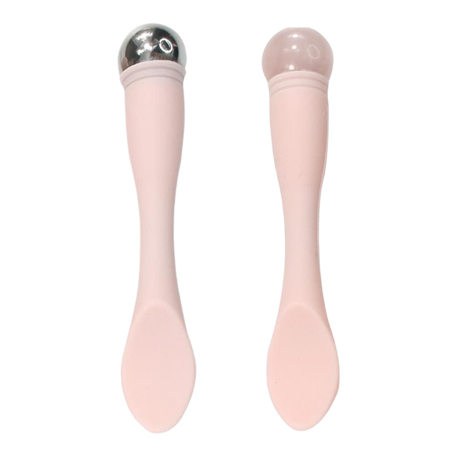 4xMini Portable Eye Cream Applicator Eye Serum Roller Ball Massager Anti Aging Jade Stone 
