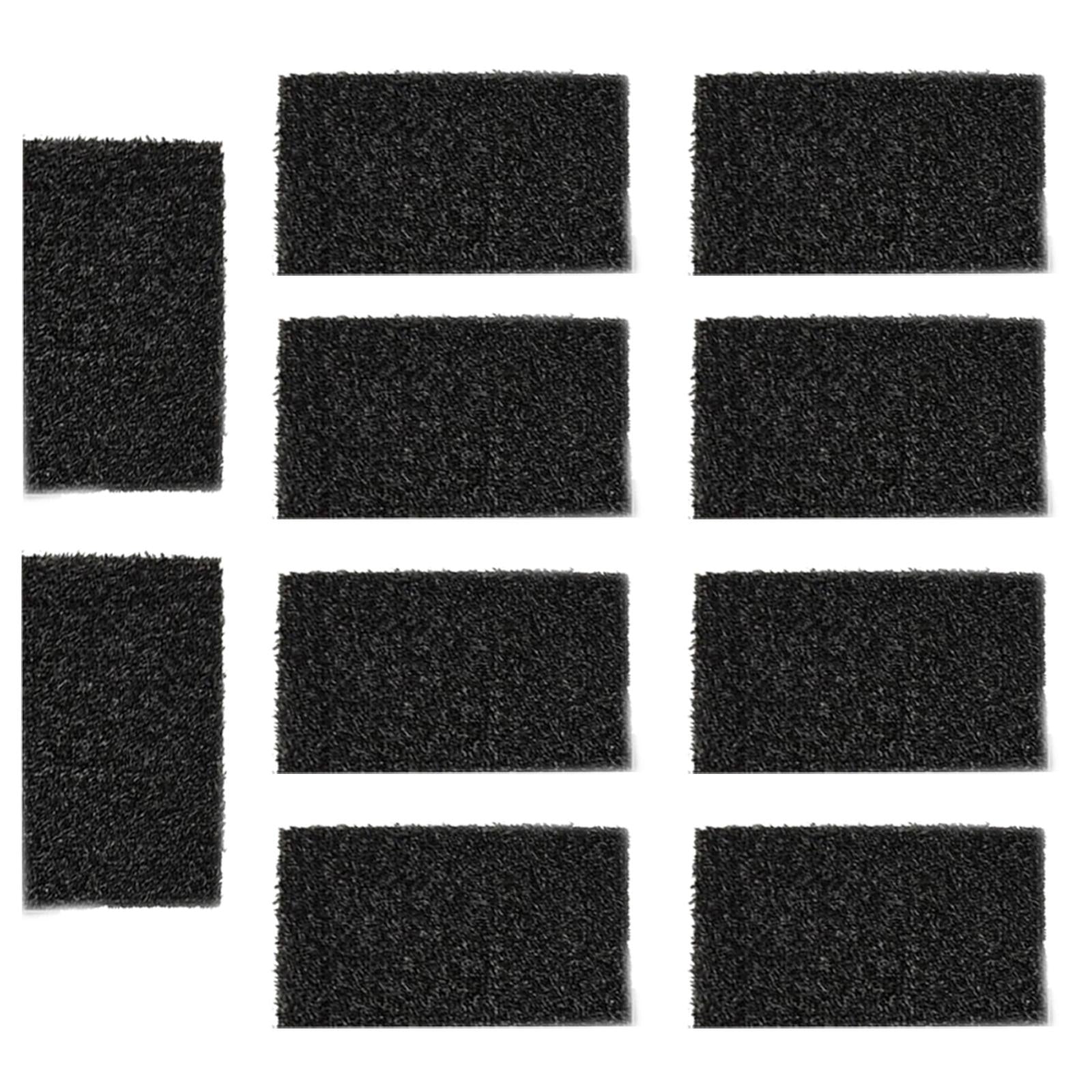 10Pcs Double Sided Adhesive Pads Fixator for Bed Sheet Home Office Rectangle