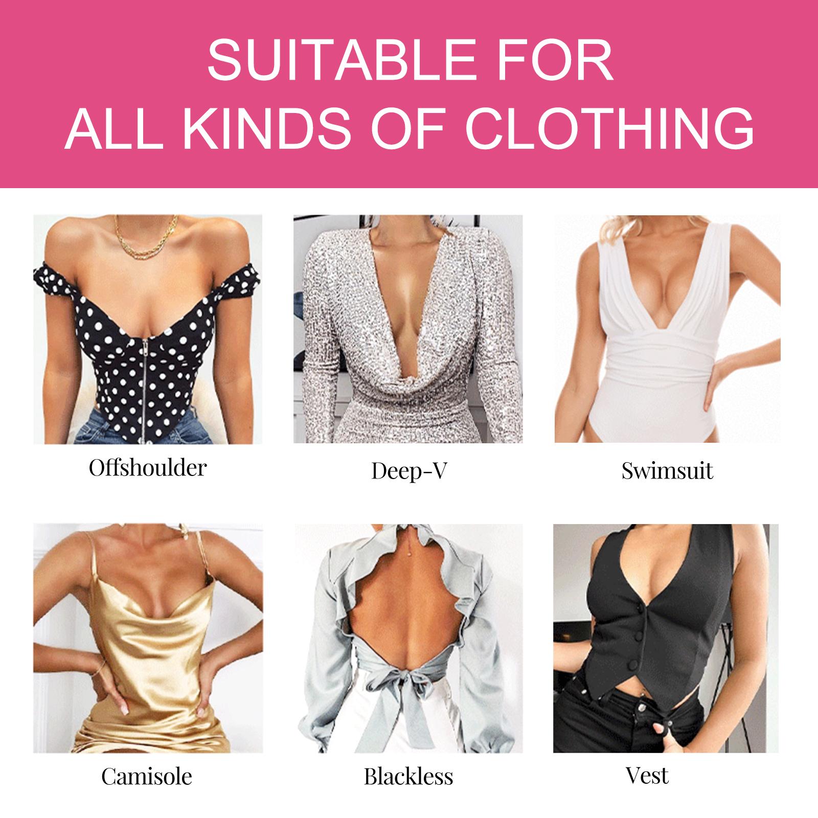4xInvisible Breast Lift Tape Boob Lifting Bra Brassiere Nipple Cover Sticker