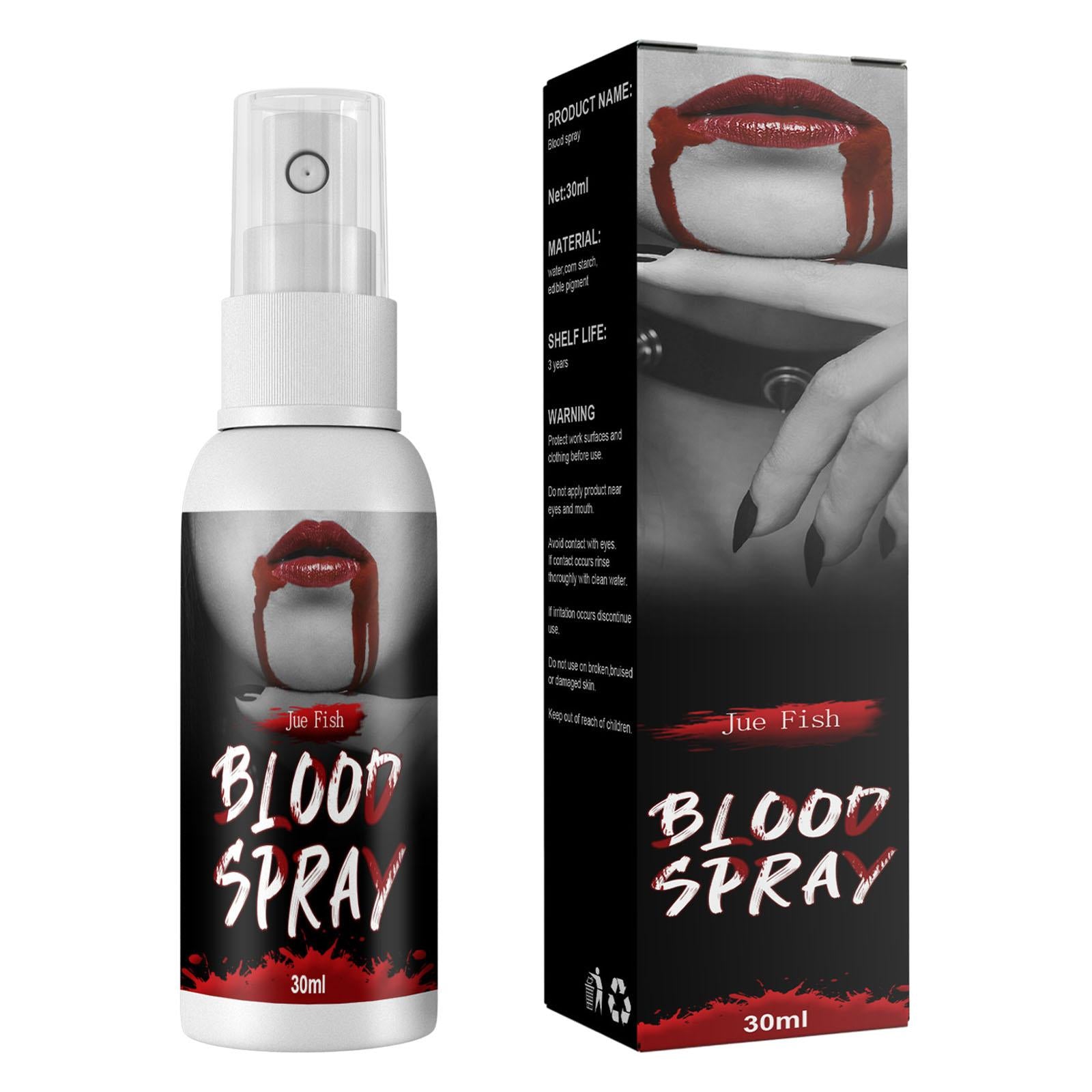 3x1oz Fake Blood Spray Simulation Blood for Halloween Make Up Vampire Cosplay