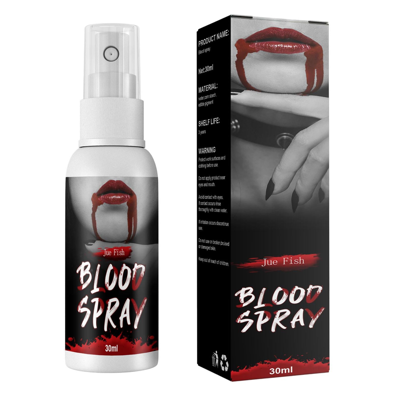 3x1oz Fake Blood Spray Simulation Blood for Halloween Make Up Vampire Cosplay