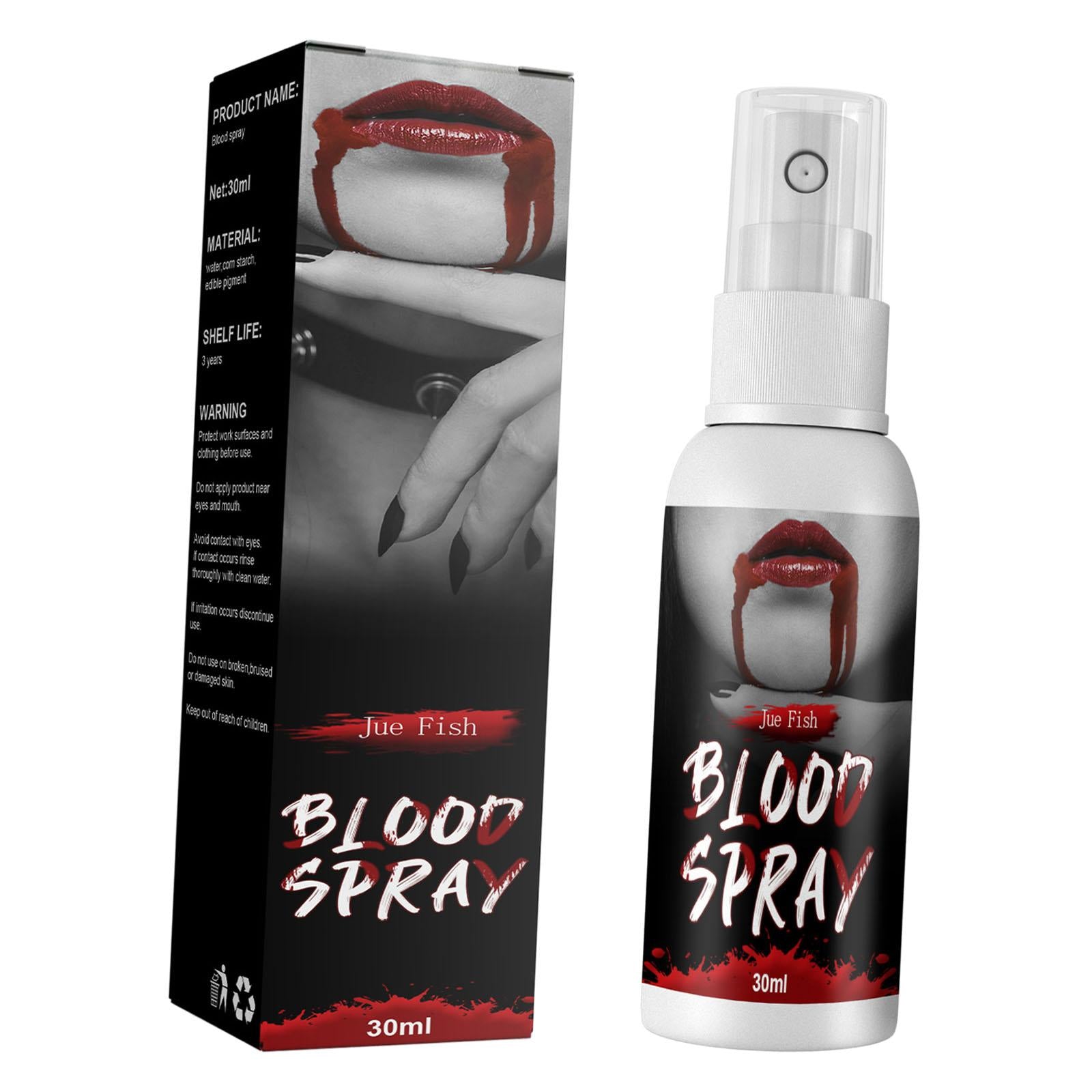 2x1oz Fake Blood Spray Simulation Blood for Halloween Make Up Vampire Cosplay
