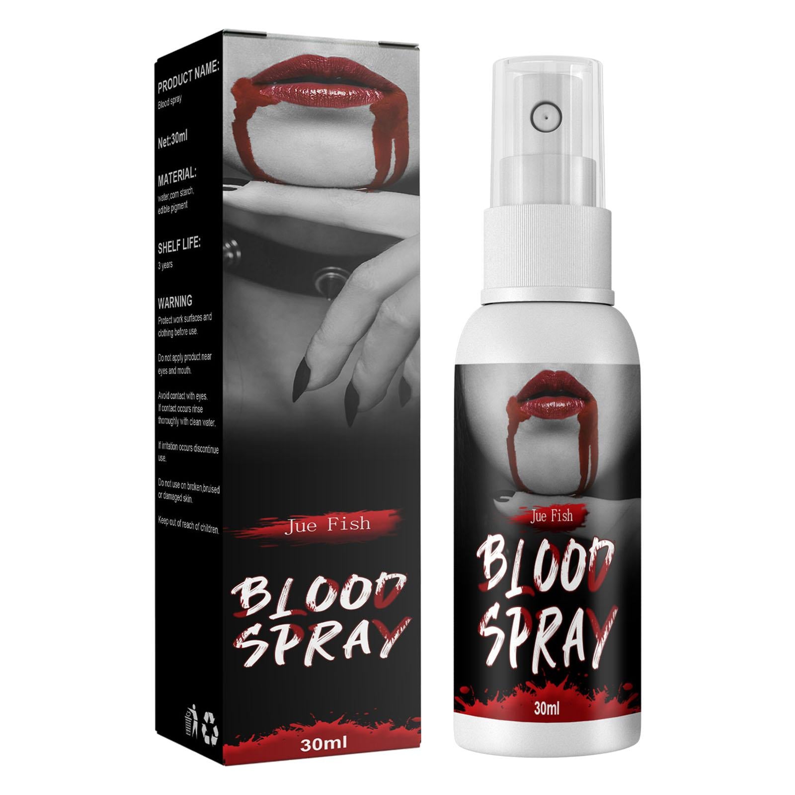 3x1oz Fake Blood Spray Simulation Blood for Halloween Make Up Vampire Cosplay