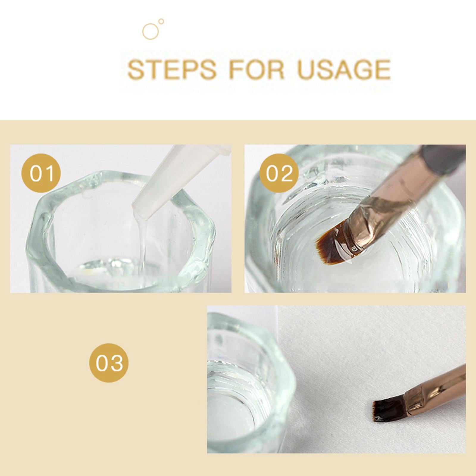 4xNail Brush Cleaner Restorer Cleaning solution for Art Tools Oils Debris