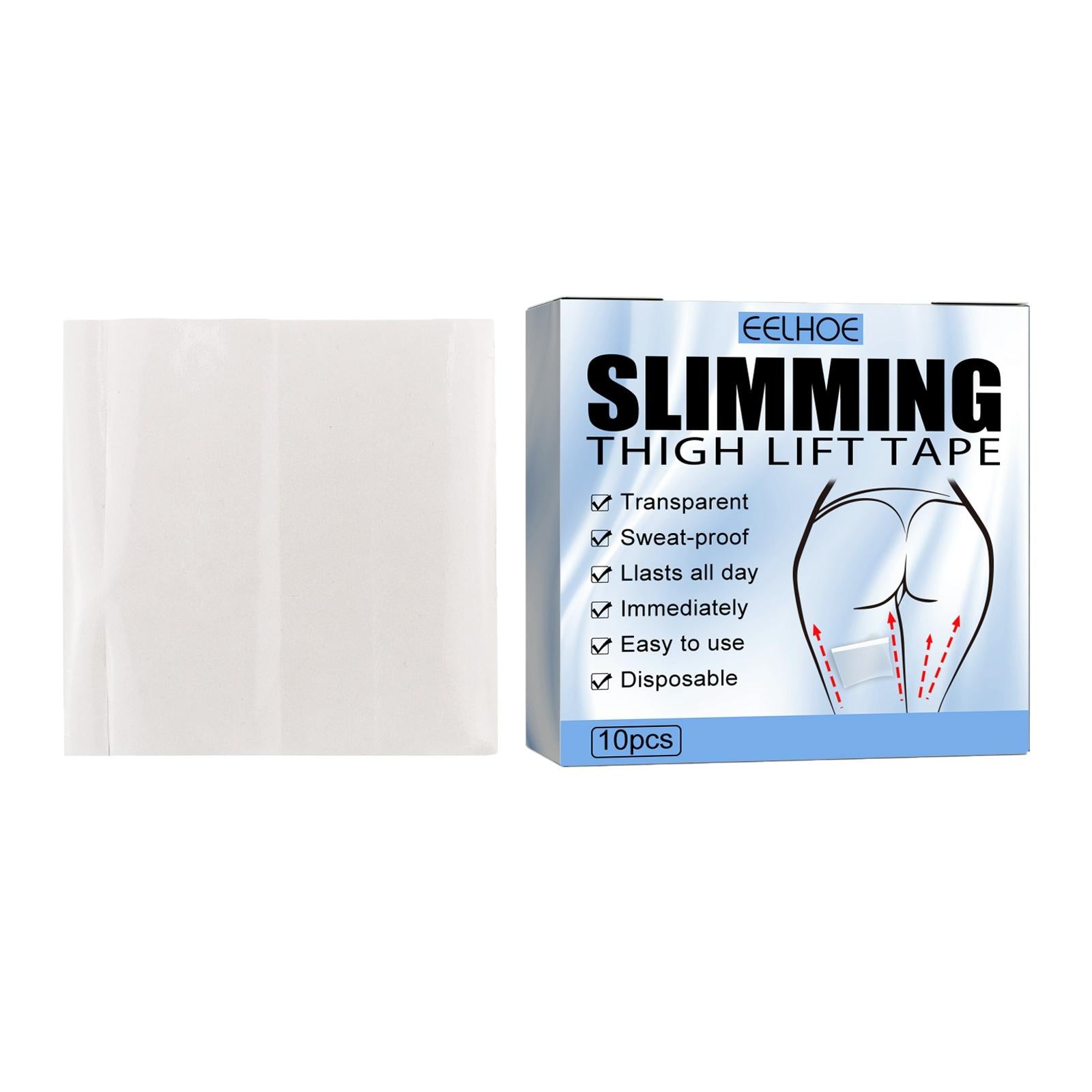 10Pcs Thigh Lift Tape Instantly Lift Smooths Wrinkles Anti Chafing