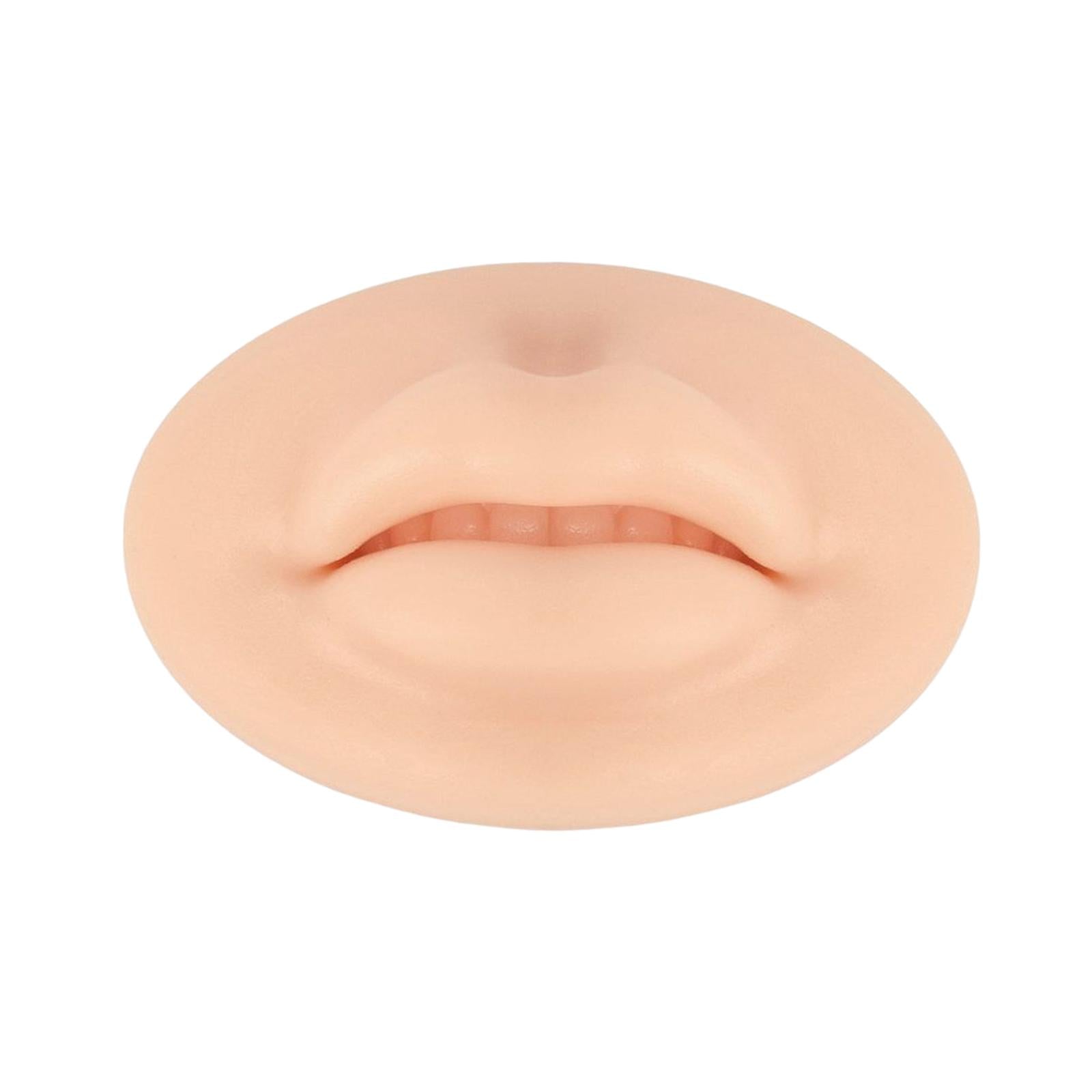 2x3D Silicone Lip Practice Skin Multipurpose for Beginners Piercing Practice