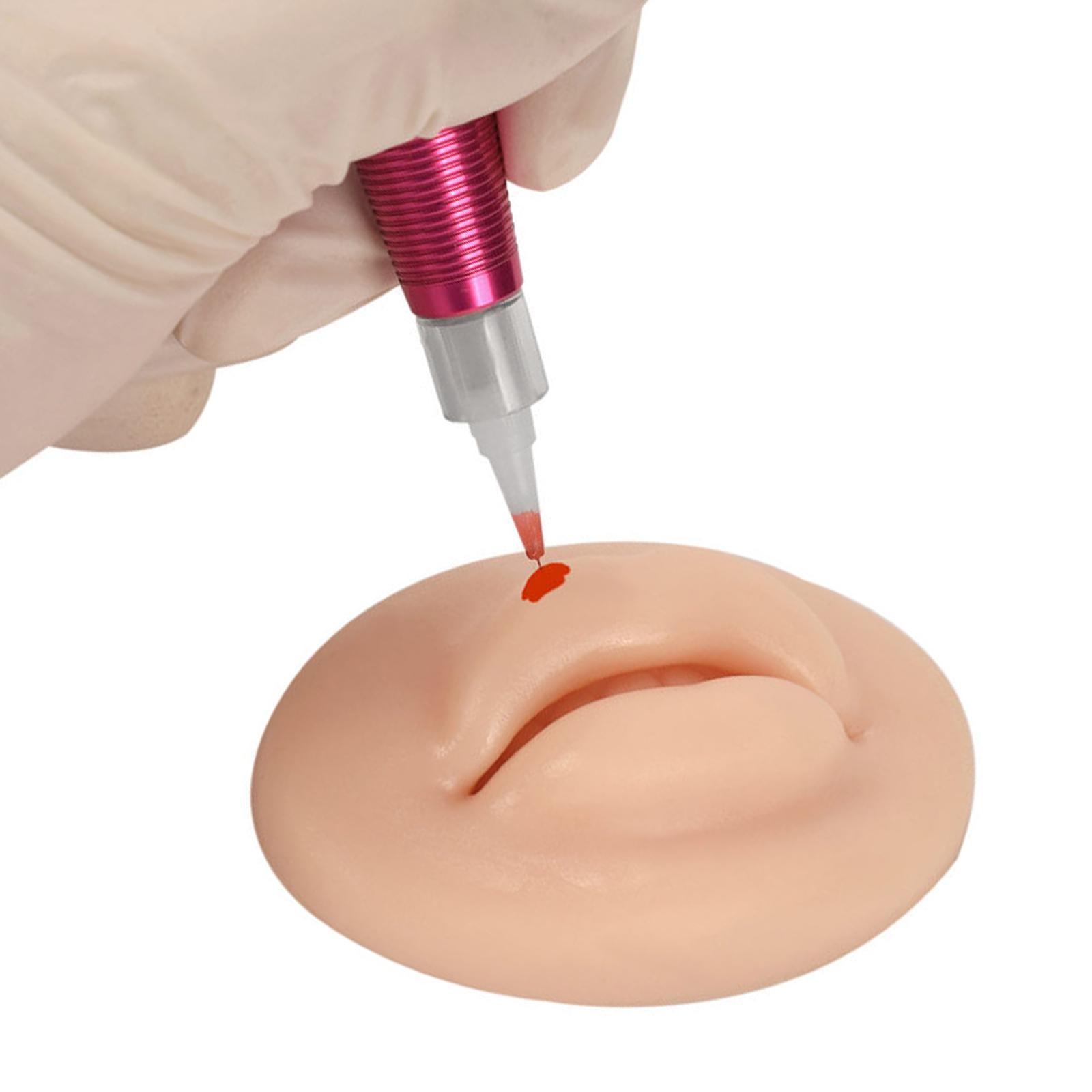 4x3D Silicone Lip Practice Skin Multipurpose for Beginners Piercing Practice