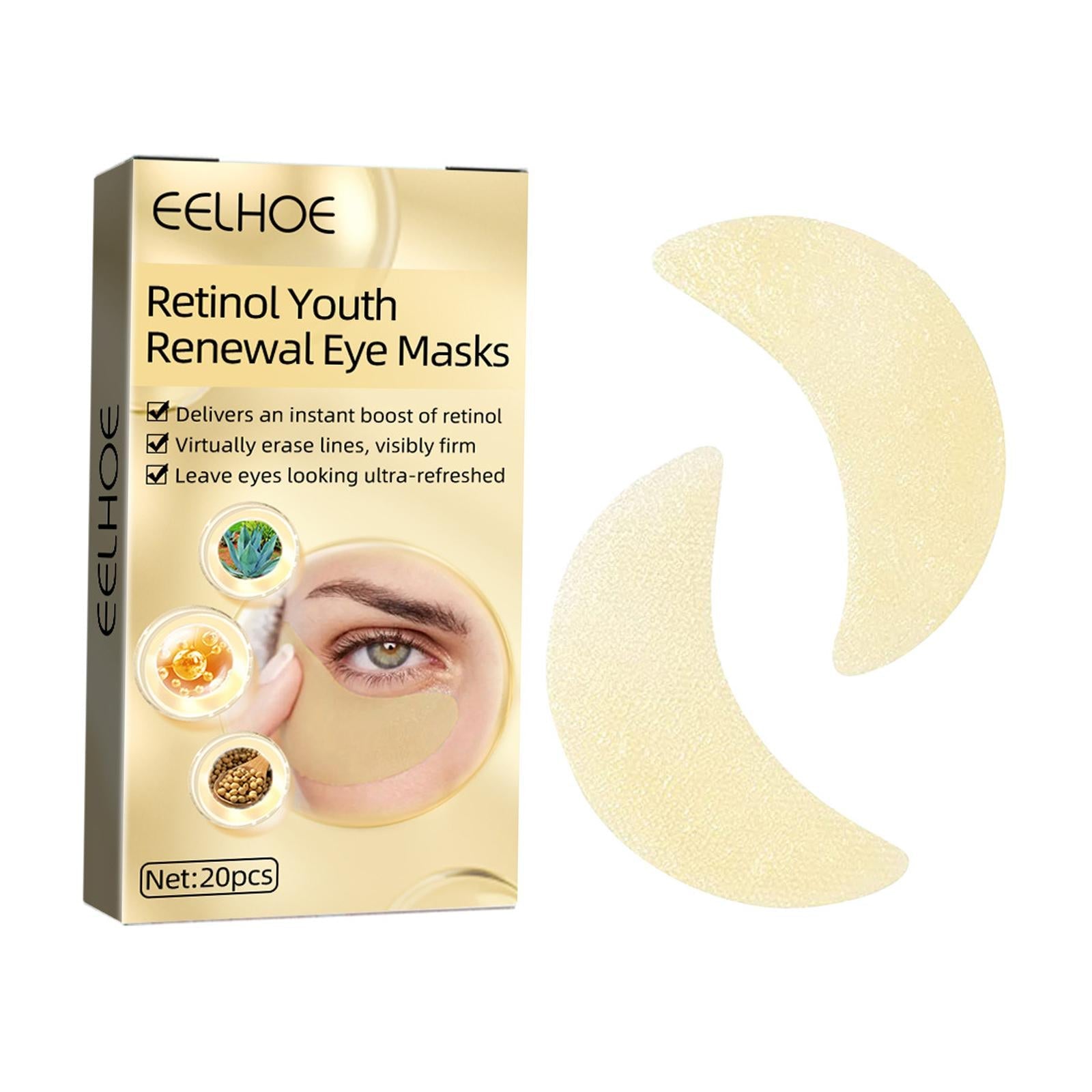 20x Eye Patches Eye Masks Under for Firming Treatments Fine Lines Anti Aging