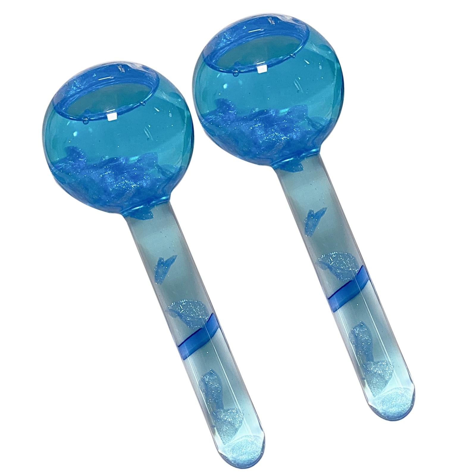 2Pcs Cooling Face Roller Enhance Circulation Blue