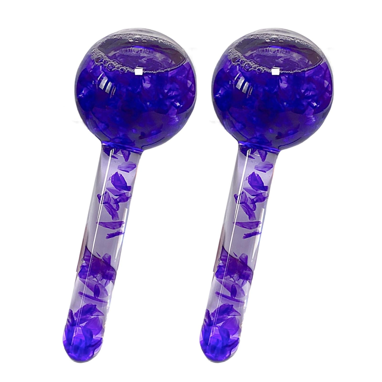 2Pcs Cooling Face Roller Enhance Circulation Purple