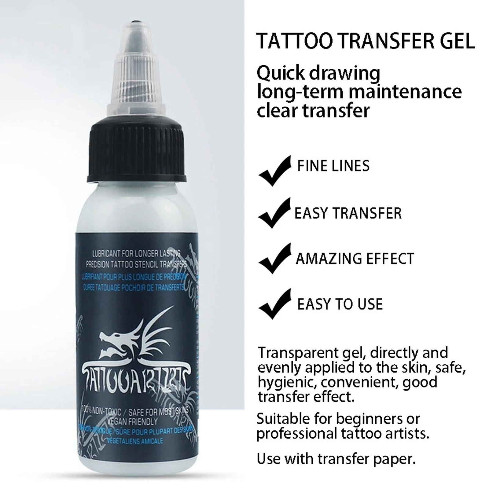 2xTattoo Transfer Cream Gel Professional Soothing Soap for Clean Stencils