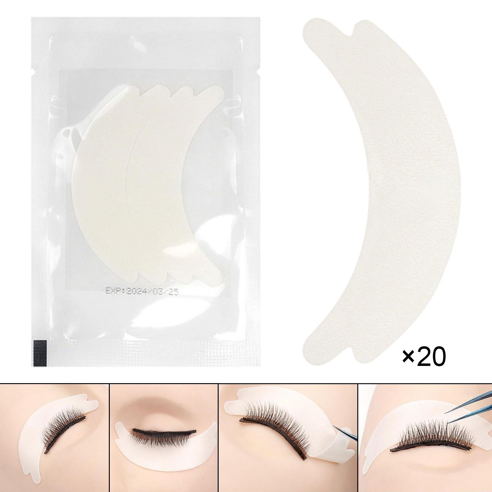 20 Pieces Premium Lash extension Under Eye Pads Eye Mask beauty Clea