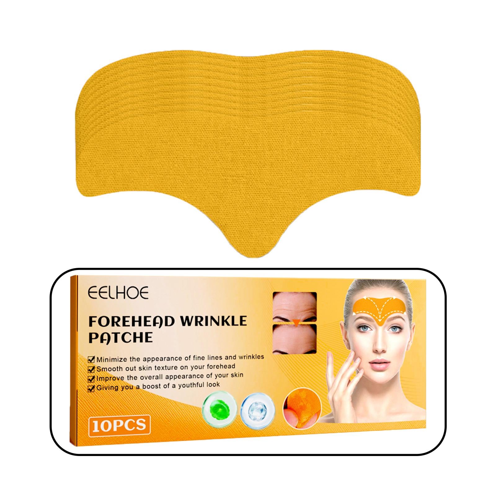 4xFacial Wrinkle Removing Strips Patch Box of 10Pcs Comfortable Easy Use