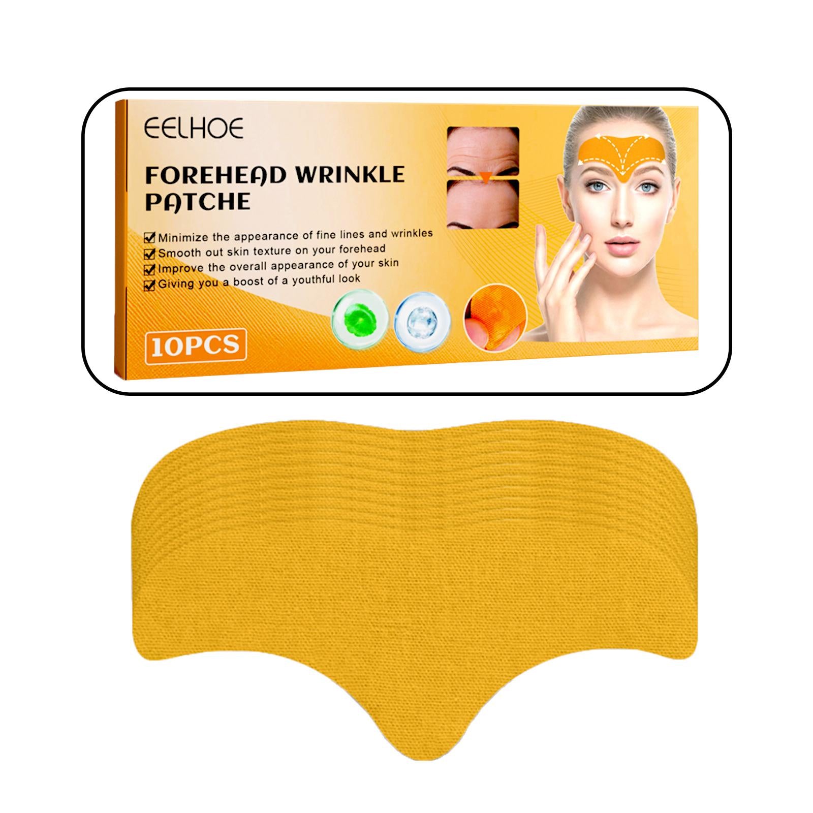 3xFacial Wrinkle Removing Strips Patch Box of 10Pcs Comfortable Easy Use