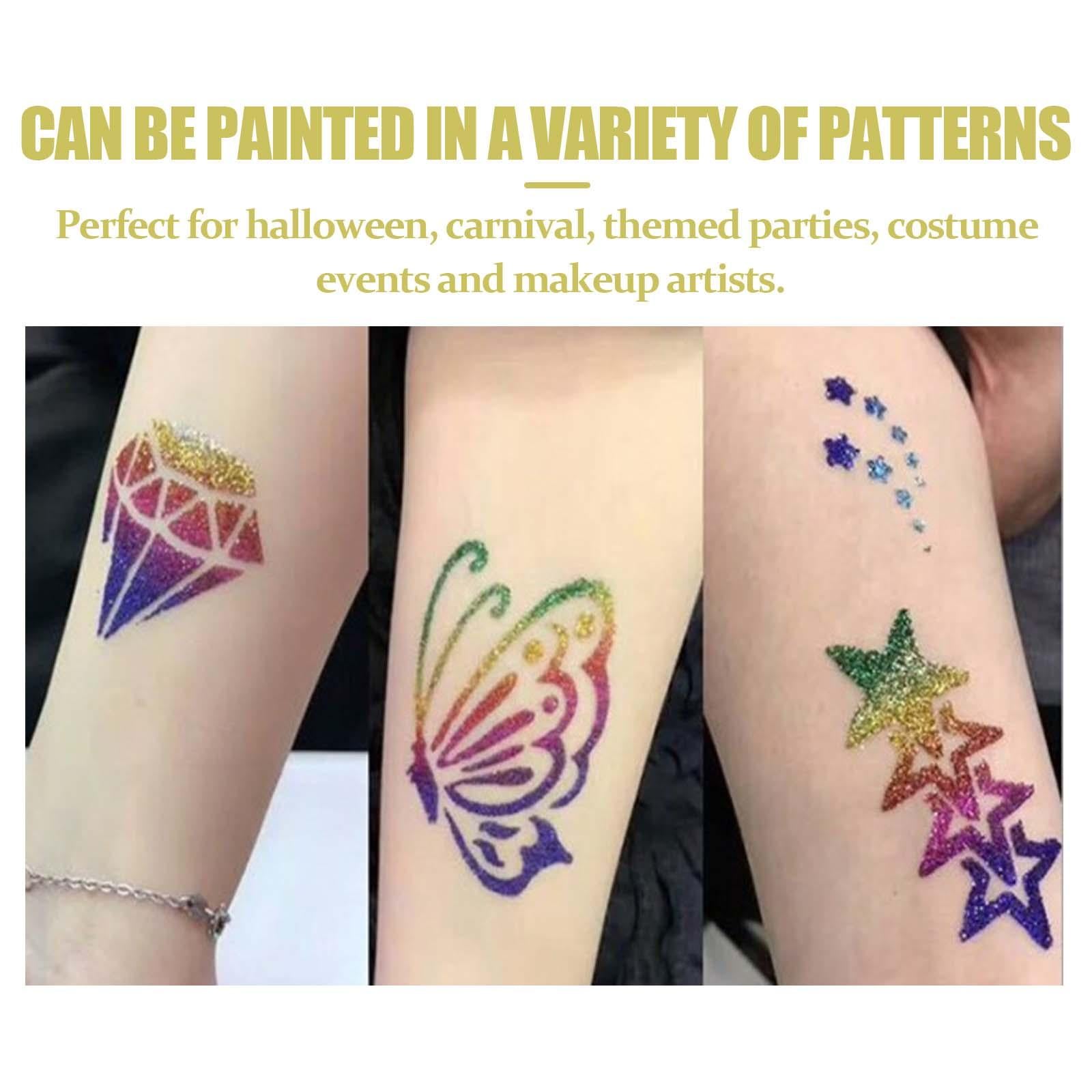4xTemporary Tattoo Adhesive Glitter Glue Adhesive Primer Glue for Festival