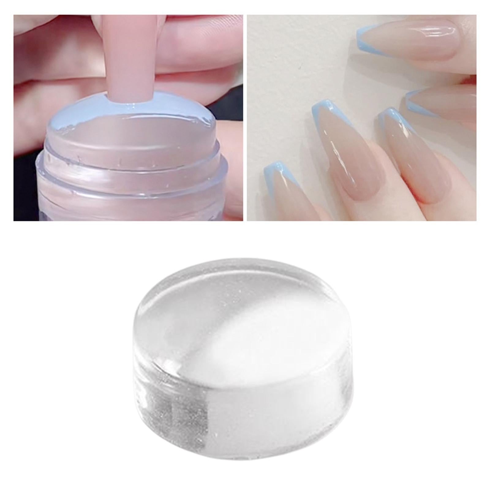 2xSilicone stamper Head Professional DIY Nail Art tool Design Tool Large