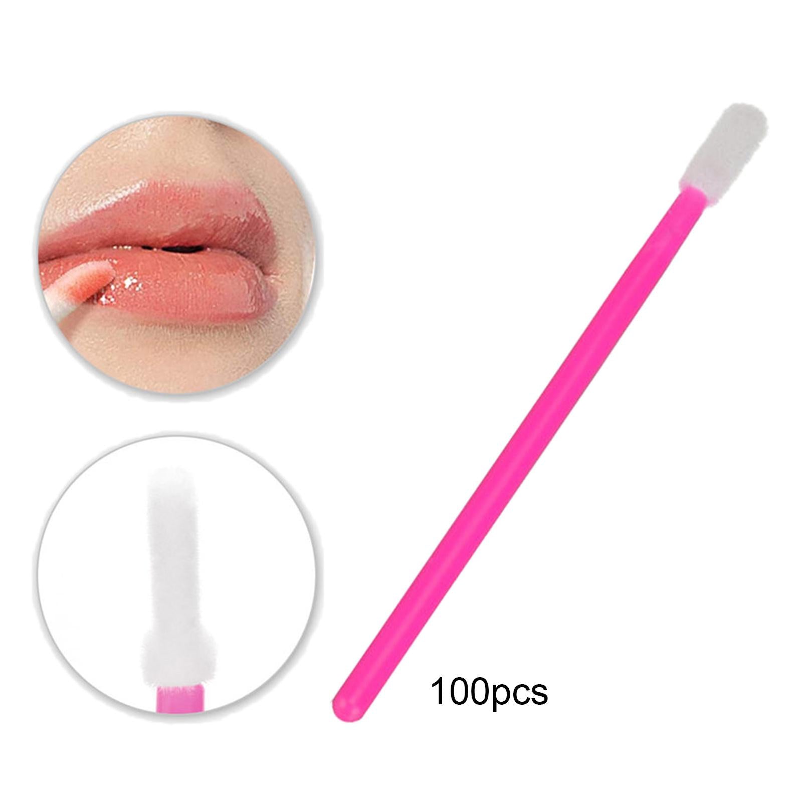 100 Pieces Lip Brushes Accessory for Eye Shadow Beauty Salon