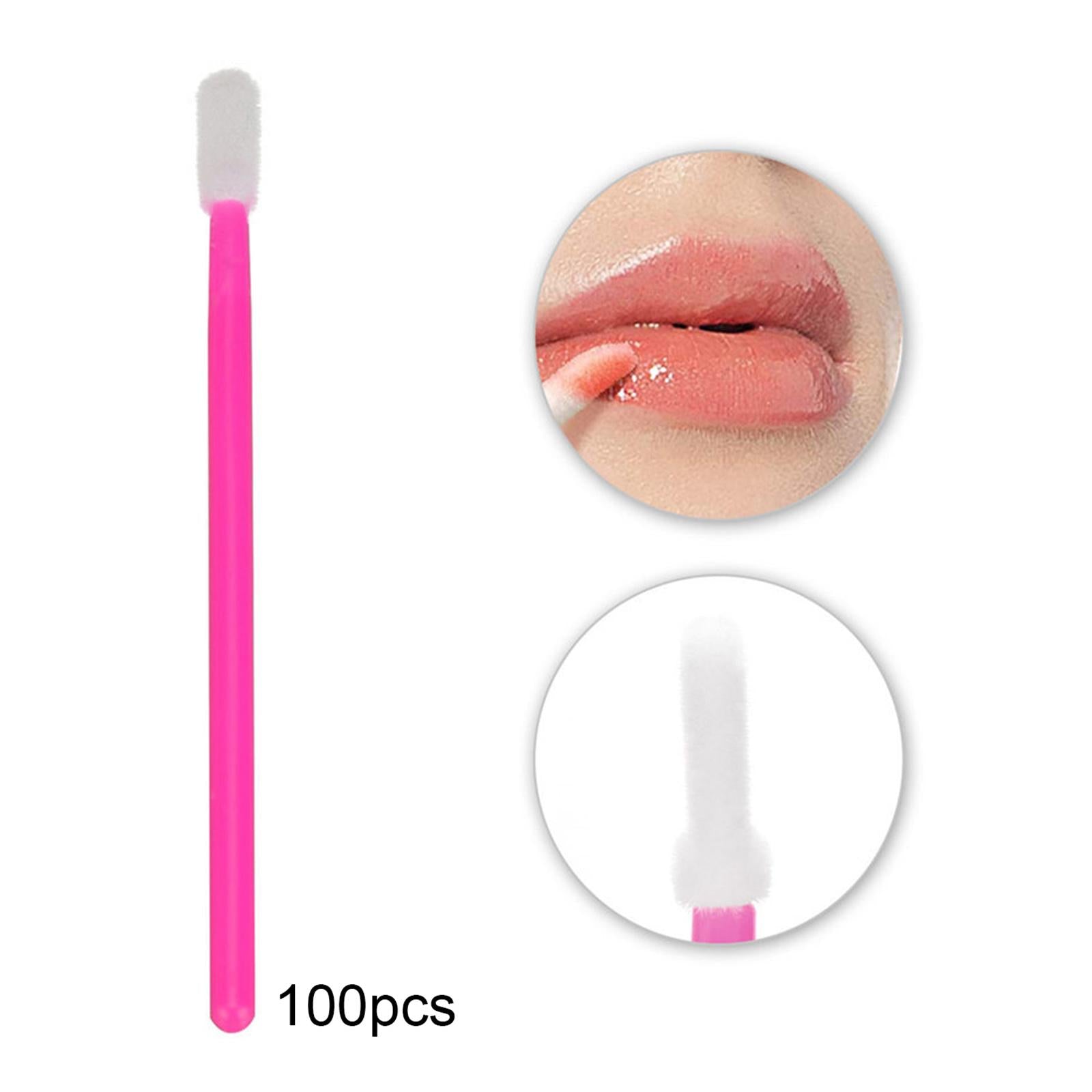 100 Pieces Lip Brushes Accessory for Eye Shadow Beauty Salon
