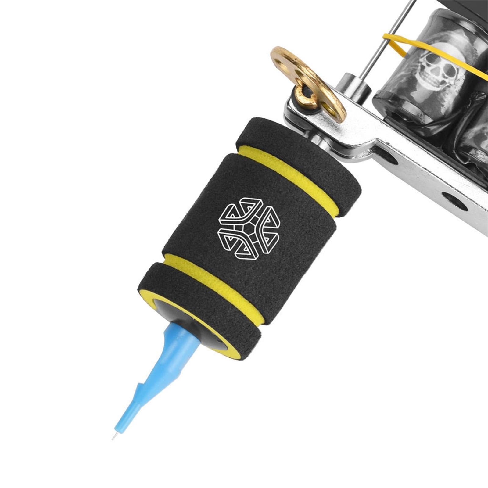3x22mm Tattoo Grip Cover for 1inch Tattoo Tube Grips Wrap Tattoo Pen Cover Yellow