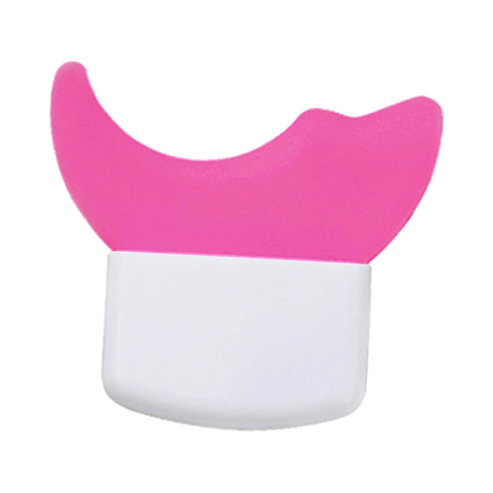 4xMultifunctional Eye Makeup Aids for Makeup Eyelash Grooming Comb Women Red