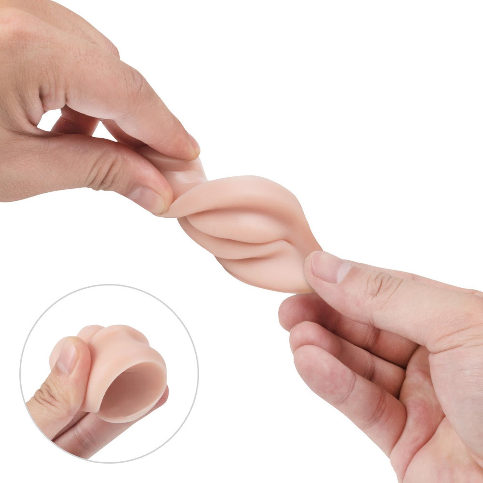 3xSilicone Lips Practice Skin with Teeth for Tattoo Artists Practice Supplies White 