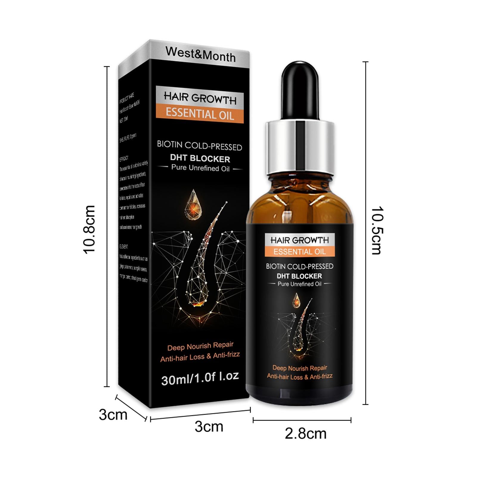 3xHair Oil Nourishing Smoothing for All Hair Types Dry Hair