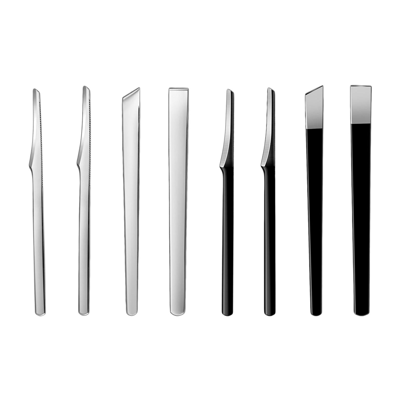 4xPedicure Knife Dead Skin Corn Foot Callus Remover Foot Scrubber foot Pedicure Silver 1Pcs 