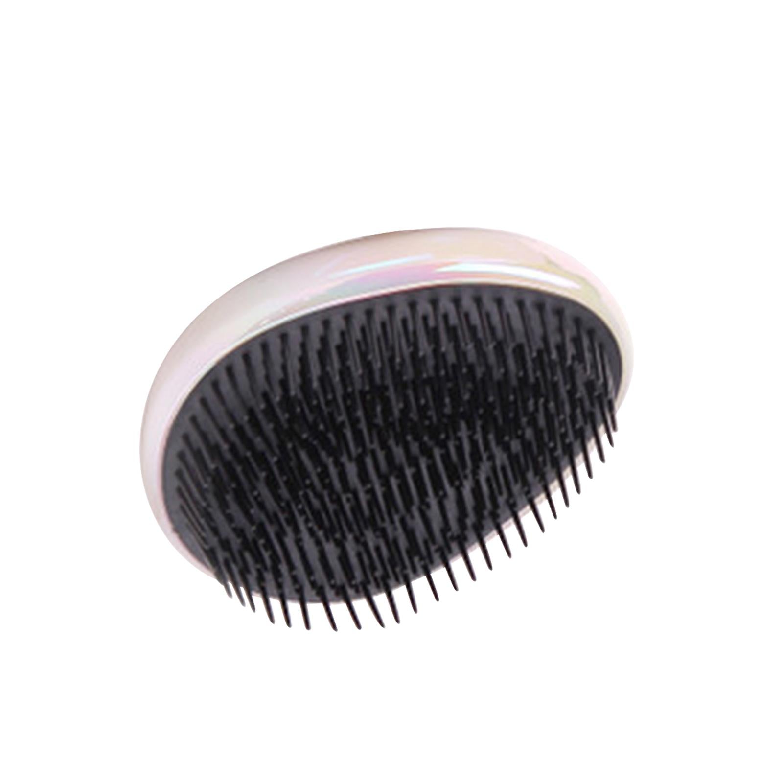 4xPortable Egg Shaped Hair Brush Scalp Massage Comb for Curly Long Thick Hair