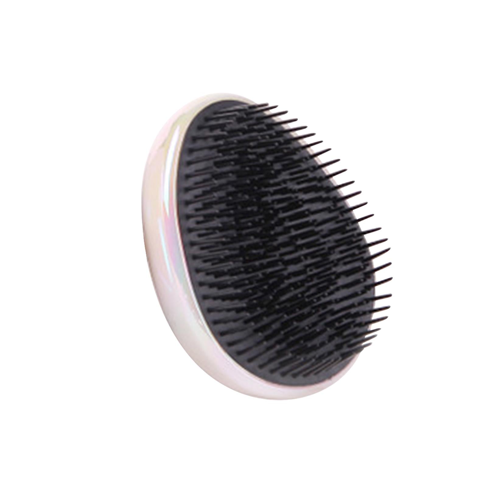 2xPortable Egg Shaped Hair Brush Scalp Massage Comb for Curly Long Thick Hair