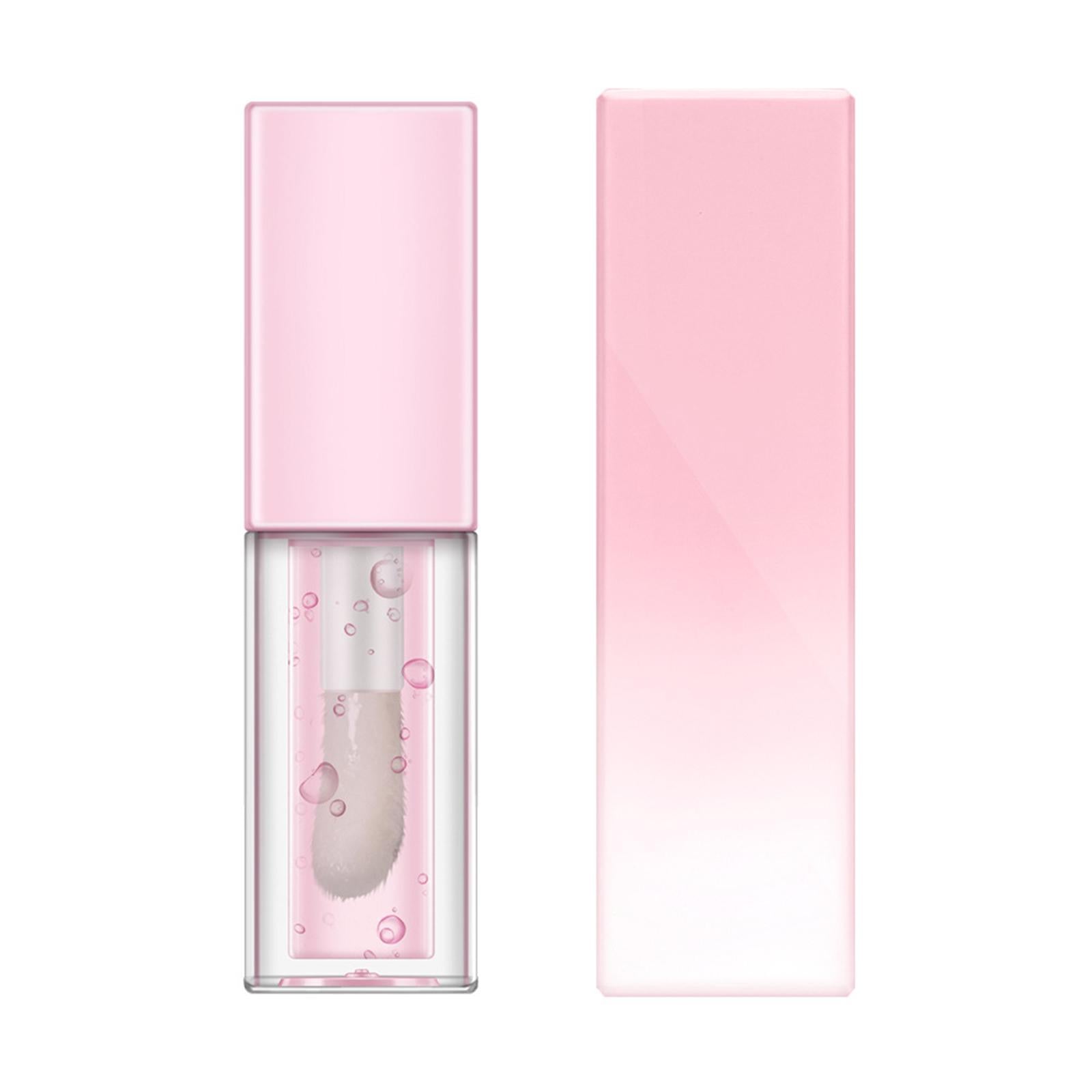 4xPlump Lip Oil Tinted Lip oil Sticky 5ml Makeup for Lips Women Girls Pink