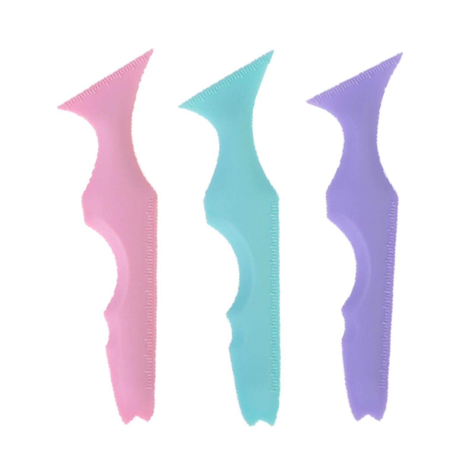 3xMultifunctional Eyeliner Stencils Makeup Aid Tool Reusable  Pink