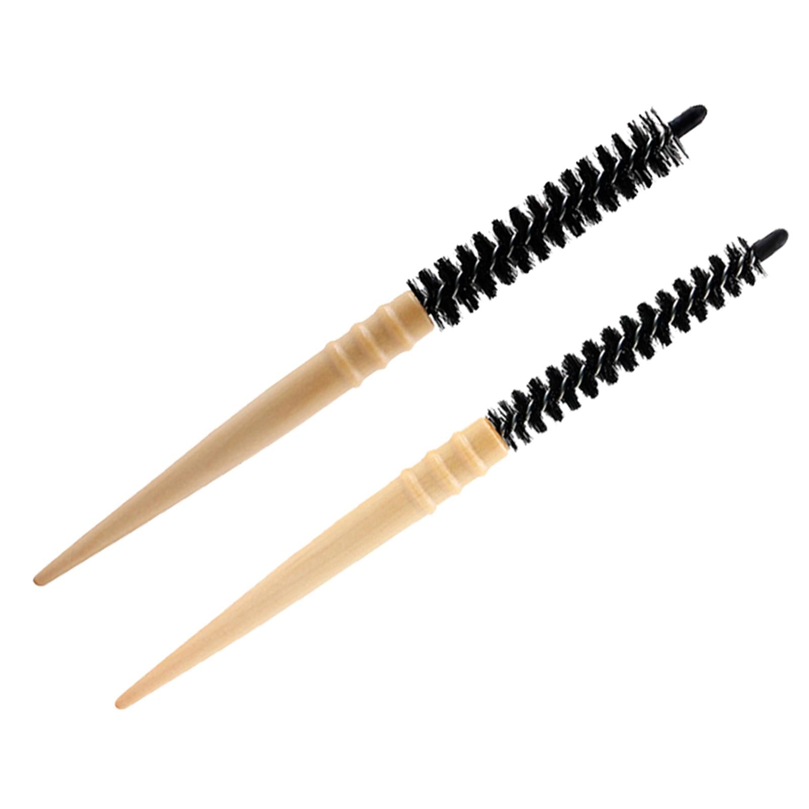 2xSmall Round Hair Brush comb Hair Curling Brush for Hair Stylist L 