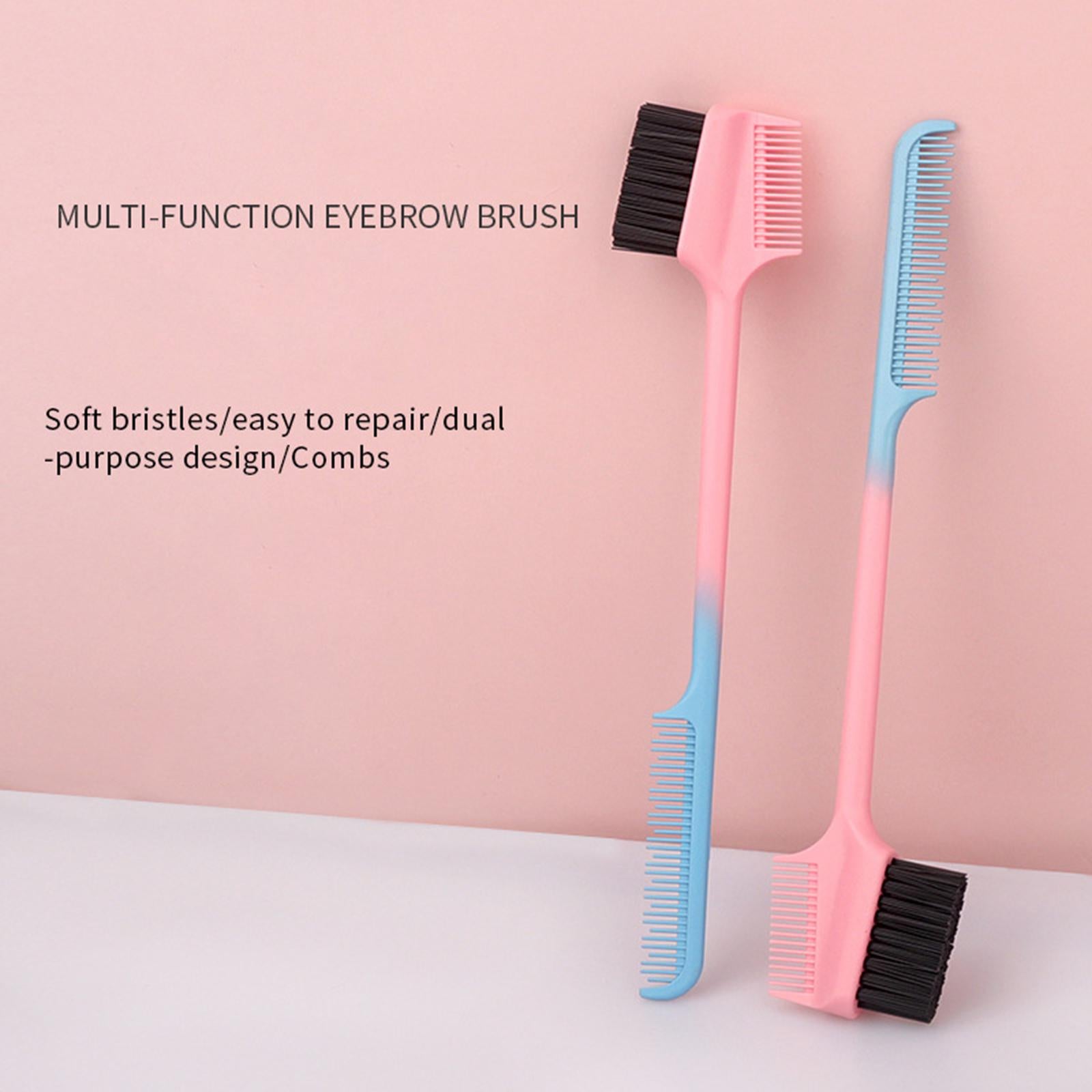 4xMultifunctional Eyelash Comb and Eyebrow Brush Makeup Tool Women Girls