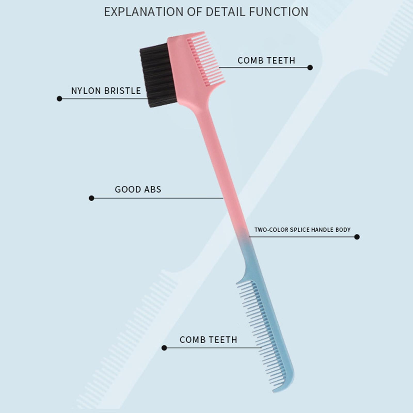 2xMultifunctional Eyelash Comb and Eyebrow Brush Makeup Tool Women Girls