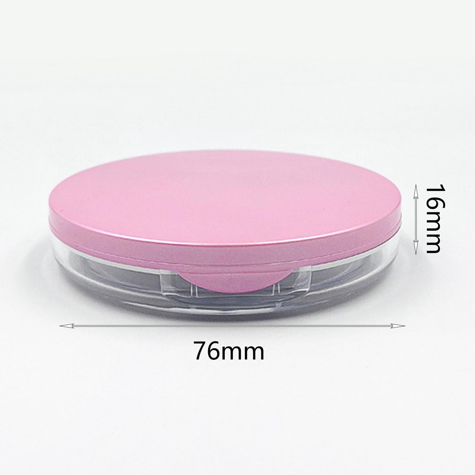 2xLoose Powder Container Mini Compact Cosmetic Holder 3G for Household Travel Pink