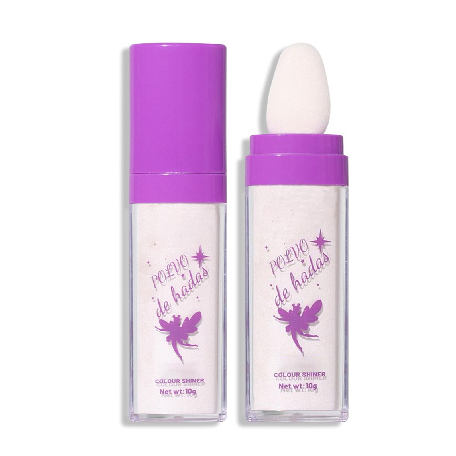 3xHighlighter Powder Stick Eyes Glitter Brightener Stick for Night Parties Light skin tone  